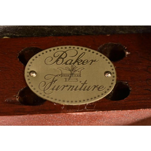 Baker Furniture Chippendale Carved Mahogany Side Chairs or Dining Chairs, Pair For Sale - Image 12 of 14