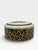 Add a wild, sophisticated touch to your vanity or tabletop display with this beautiful vintage porcelain lidded trinket...