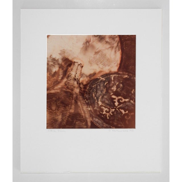 1981 Abstract Pottery Still Life Photograph For Sale - Image 4 of 4