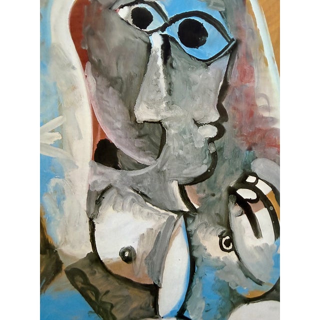 Pablo Picasso (1881-1973), Femme accroupie 1969, copyright Pablo Picasso c/o Beeldrecht Amsterdam 1985, Printed in Holland