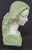 Add a serene, classic Mid-Century Modern focal point to your decor with this original 1960s vintage cast-stone bust by the...