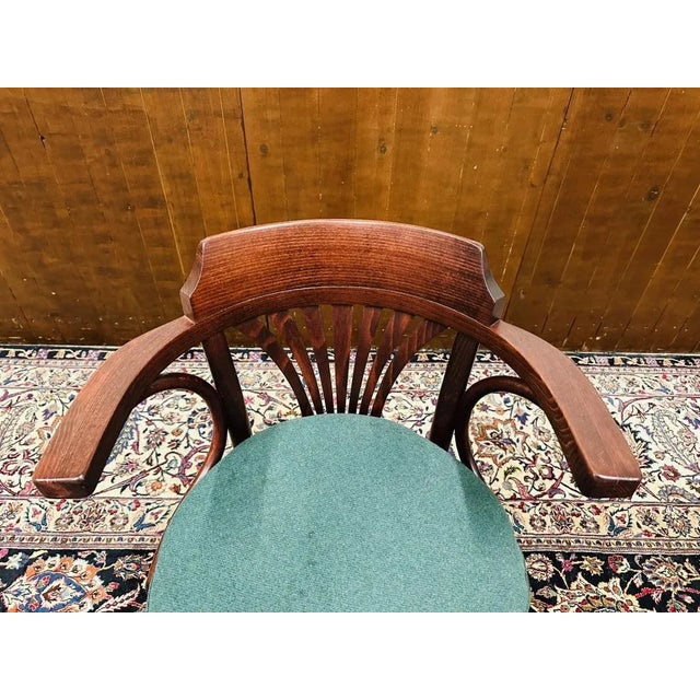 Wood English Desk Chair from Thonet For Sale - Image 7 of 10