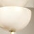 Modernist Hand-Blown Murano Glass Reverse Dome Form Brushed Brass Sconces For Sale - Image 14 of 18