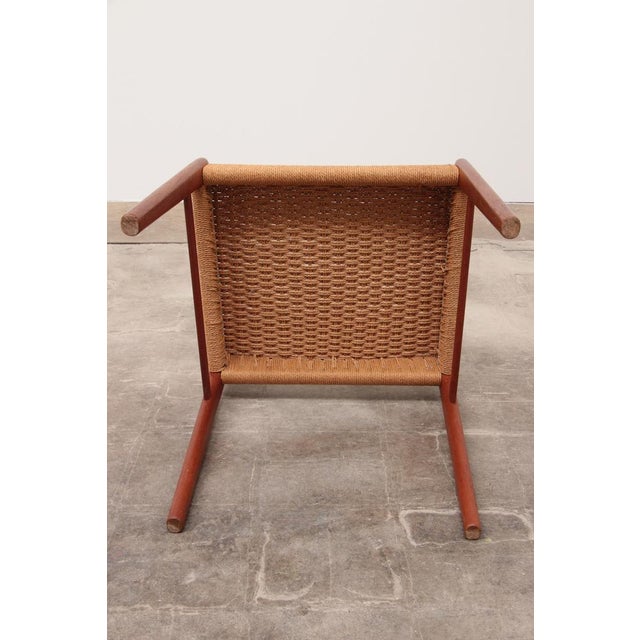 Brown Dining Chair by Glyngøre Stolefabrik, Denmark, 1960s For Sale - Image 8 of 17