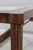 Paint Decorated Glass Top Console Sofa Table For Sale - Image 11 of 13