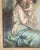 19th Century English or French School Mother and Daughter Portrait Painting For Sale - Image 11 of 16