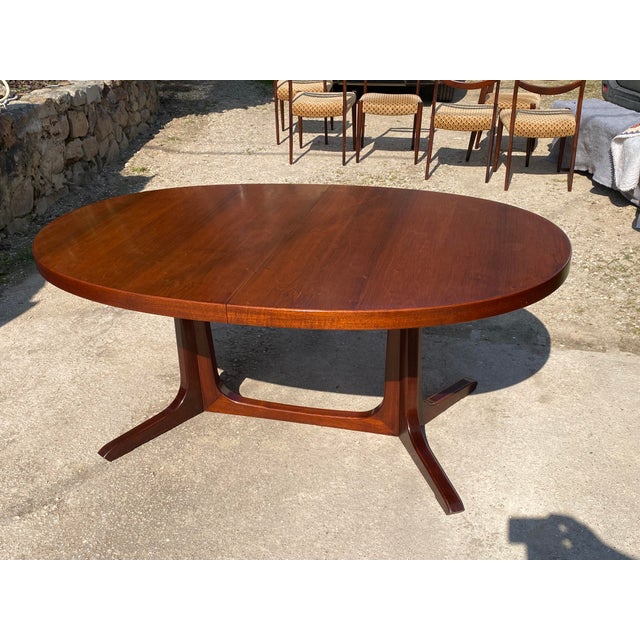 Scandinavian Baumann Round Oval Table in Rosewood, 1960s, Set of 3 For Sale - Image 4 of 18