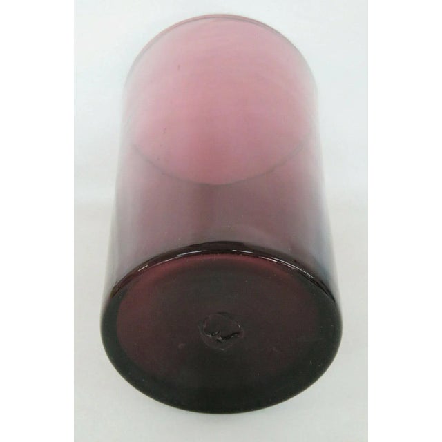 Amethyst Purple Glass Vintage Vase For Sale In Miami - Image 6 of 10