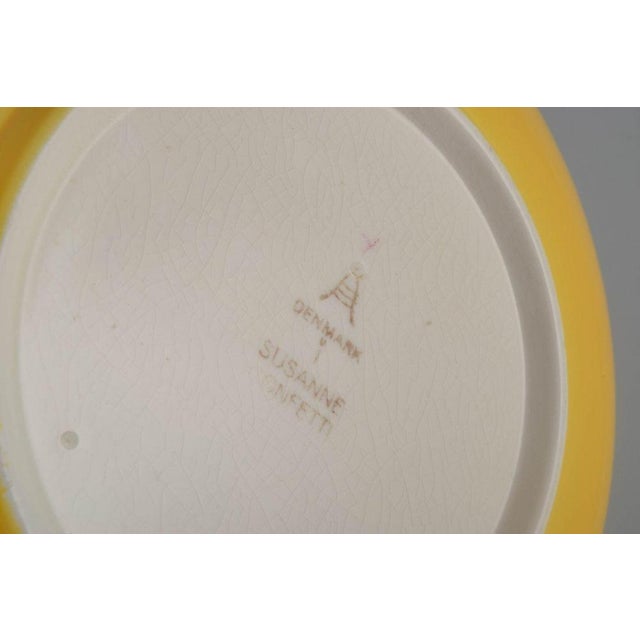 Large Deep Faience Plates from Aluminia, Set of 3 For Sale - Image 4 of 5