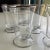 Glass Vintage Clear Glass Silver Rim Parfait / Juice Glasses- Set of 6 For Sale - Image 7 of 9