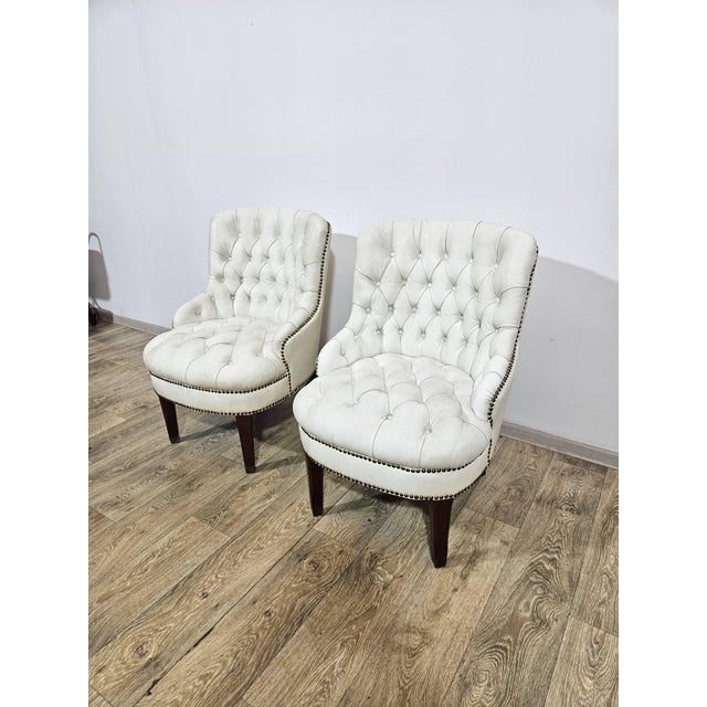 Chesterfield Armchairs, England, 1960s, Set of 2 For Sale - Image 5 of 16
