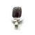 Traditional 1990s David Yurman Large Smokey Topaz Albion Pendant Sterling Silver Estate For Sale - Image 3 of 8