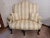 Wingback Settee Loveseat | Upholstered Accent Bench | Queen Anne Style For Sale In San Diego - Image 6 of 8