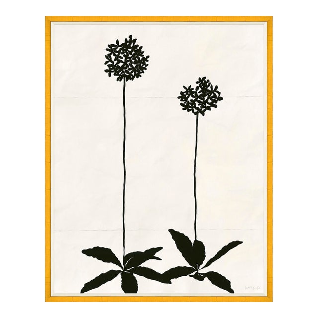 Allium (var. 2) by Susan Hable, Gold Frame For Sale