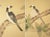 C. 1980s Maitland Smith, Painted Folding Screen "Magnolia and Sparrows" For Sale - Image 9 of 18