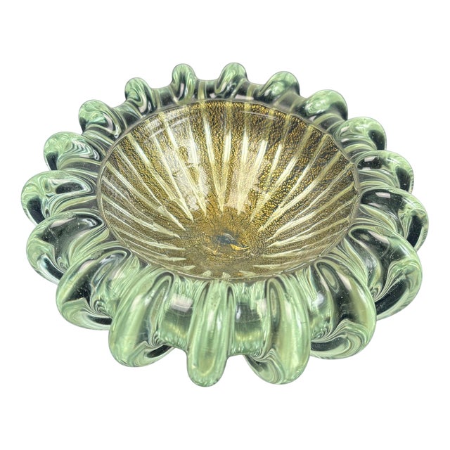 Centerpiece Vase in Murano Glass by Barovier & Toso, Italy, 1950s For Sale