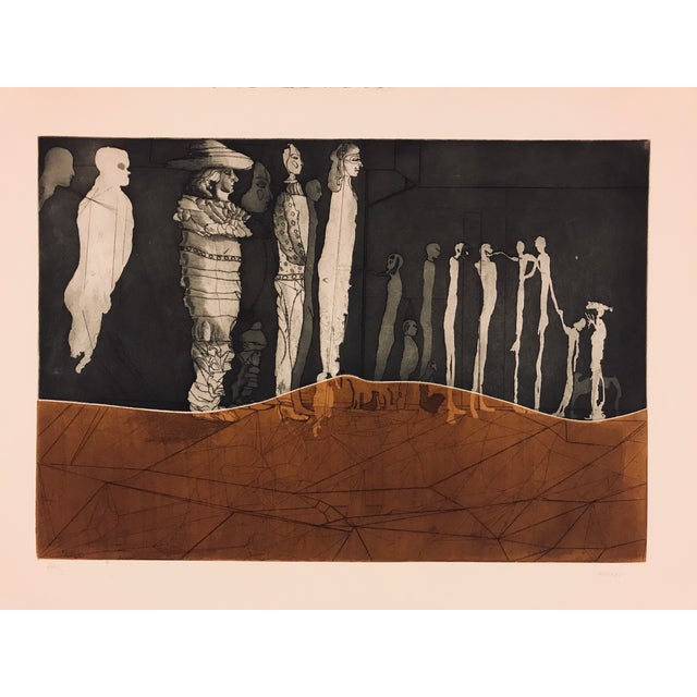 Jorge Castillo, La Espera, 1975, Engraving For Sale