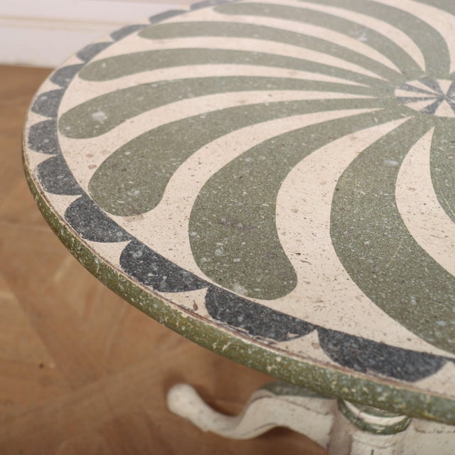 English Painted Tripod Table For Sale - Image 5 of 7