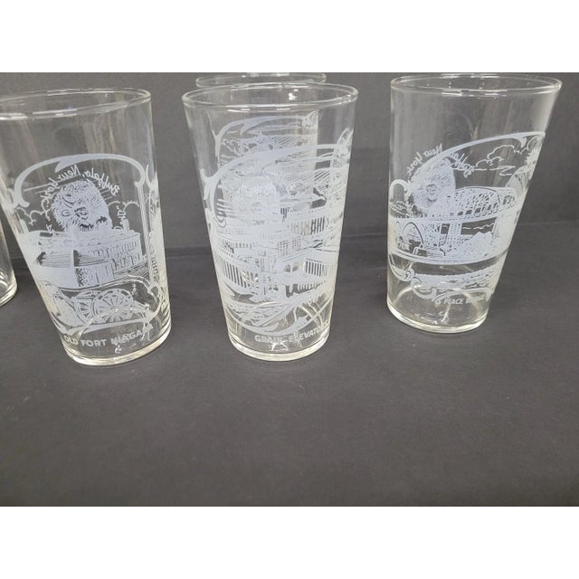 Vintage Buffalo New York Etched Drinking Glasses Set of 6 Chairish