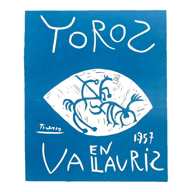 Picasso Lithograph 83 Toros en Vallauris Art in Posters For Sale