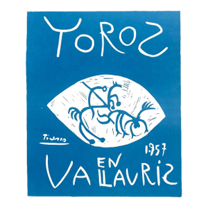 Picasso Lithograph 83 Toros en Vallauris Art in Posters