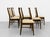 Set of Six - Mid Century Modern Dining Chairs, Made in Denmark, C. 1960’s | Danish Beech Scandinavian Chairs For Sale - Image 12 of 15