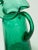 Glass Vintage Art Glass Cruet: Teal-Emerald Green Crackle Glass for Olive Oil or Vinegar Cruet For Sale - Image 7 of 9