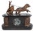 Late 19th Century French Patinated Bronze and SChariot Clock For Sale - Image 5 of 5