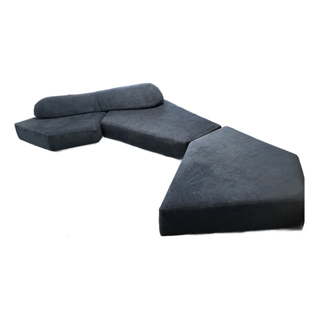 Attributed to Edra “On the Rocks” Three-Piece Configurable Modular Sofa For Sale