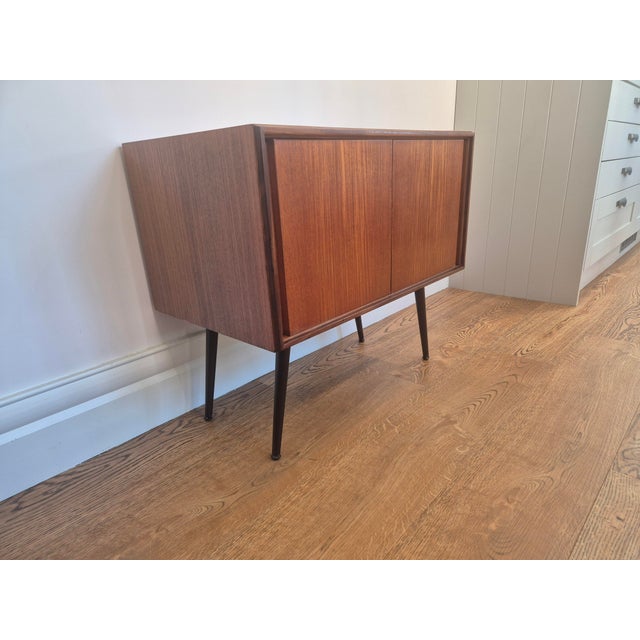 Wood Mid-Century Teak Form Five Vinyl Record Cabinet by G Plan, 1960s For Sale - Image 7 of 12