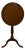 Antique 19th Century Mahogany Tilt Top Tea Occasional Pedestal Tripod Table For Sale
