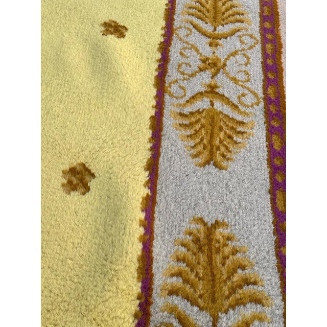 Green Antique French Savonnerie Rug, 1920s For Sale - Image 8 of 18