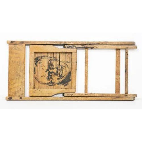 Wood Folding Chair For Sale - Image 7 of 9