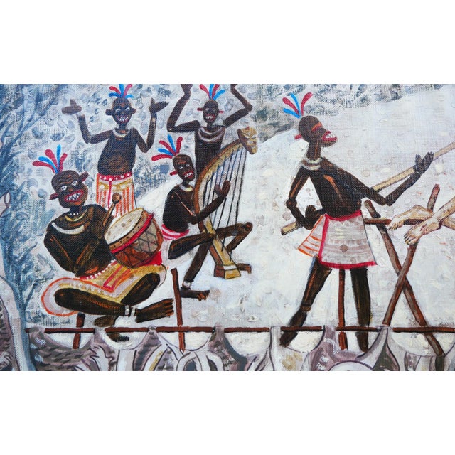 Contemporary Douglas Perez Castro "Sano Entretenimiento II" Contemporary Surrealist Social Commentary Painting, 2015 For Sale - Image 3 of 12