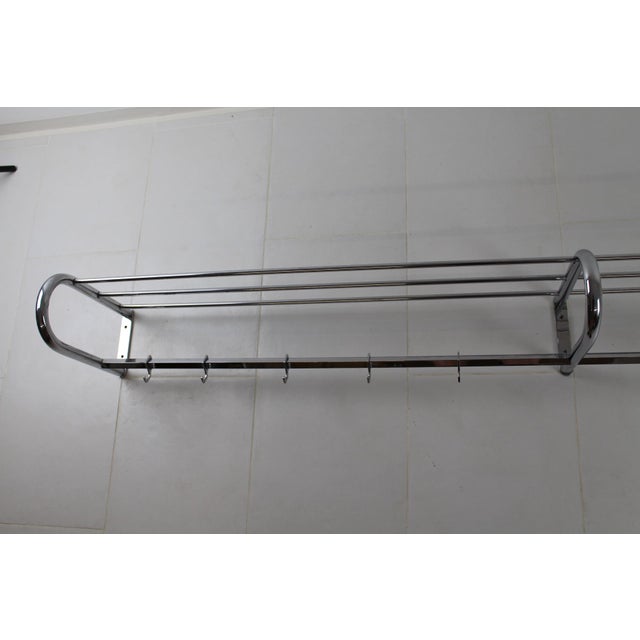 Vintage Bauhaus Style Chrome Coat & Hat Rack, 1940s For Sale - Image 11 of 18