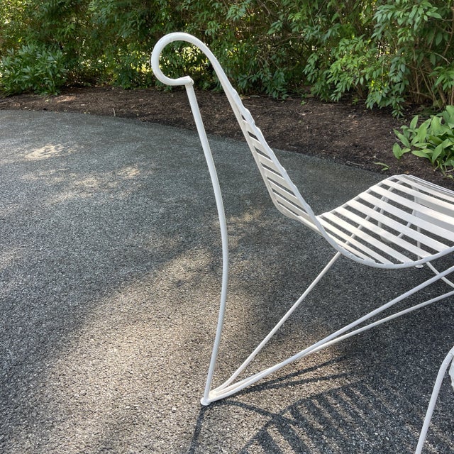 1980s 1980s Set of Three Chairs in the Style of “Spine” Chairs by André Dubreuil For Sale - Image 5 of 11