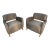 Pair of Sleek Modern Lounge Chairs by Bernhardt For Sale