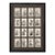 Framed 1780 “Atlas Des Oiseaux” Woodcuts in 16-Opening Conservation Mat — Italian Mahogany Frame (Birds) For Sale