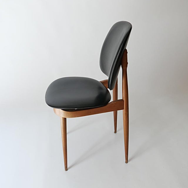Vintage Chair by Pierre Guariche, 1960s, in Very Good conditions. Designed 1960 to 1969 This piece is attributed to the...