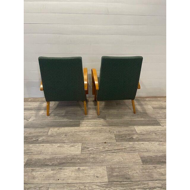 Vintage Chairs by Jirak for Zapanslovenske Nafromtarske, 1966, Set of 2 For Sale - Image 4 of 9
