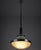 Glass Chrome and Ribbed Glass Pendant Lamp in the style of Sergio Mazza for Artemide, 1960s For Sale - Image 7 of 11
