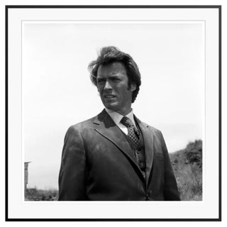Dirty Harry, 1971 / 2022, Black and White Archival Pigment Print For Sale