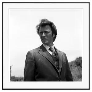 Dirty Harry, 1971 / 2022, Black and White Archival Pigment Print