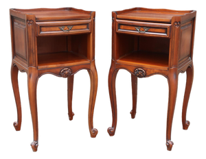 Pair of French Louis XV Style Side Tables Nightstands