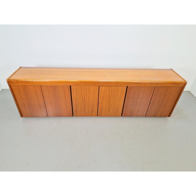 Vintage Danish Teak Sideboard, 1960s For Sale - Image 10 of 17