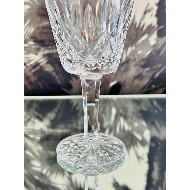 1990s Vintage Waterford Lismore Crystal Wine Glass, Germany, Circa 1990s For Sale - Image 5 of 9