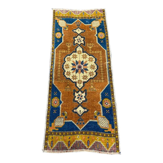 Turkish Yastik Rug 1'5" x 3' For Sale