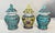 Late 20th Century Chinese Miniature Lidded Temple Jars - A Set of 3 For Sale - Image 5 of 9