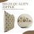 Contemporary Fabdivine Handcrafted Block Lotus Print Linen Blend Cushion Cover- 20x20 For Sale - Image 3 of 5