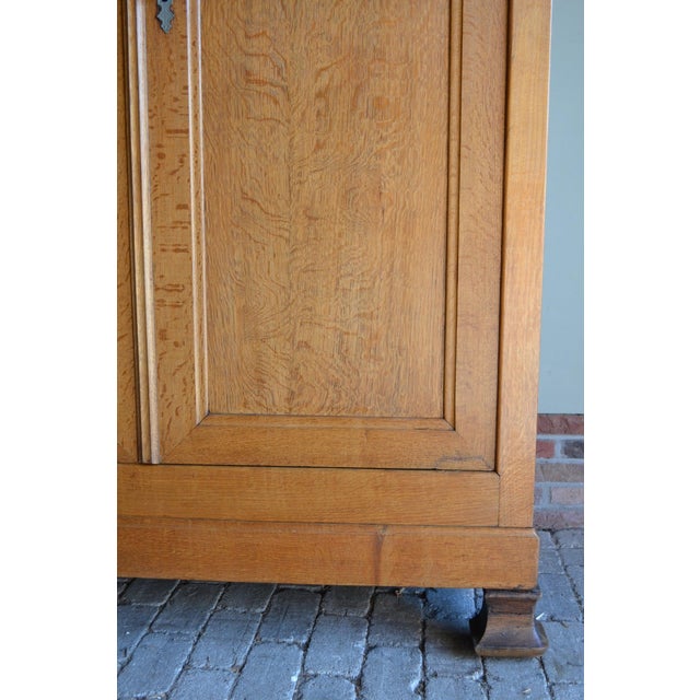 Antique Louis Philippe Oak Cabinet For Sale - Image 6 of 10